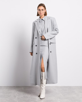 Materiel Gray midi skirt MPF23M17935SKCG