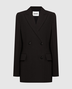 Jil Sander Black double-breasted jacket J01BN0101J65005