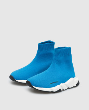 Balenciaga Children's blue Speed sneakers with logo 597425W2DB2