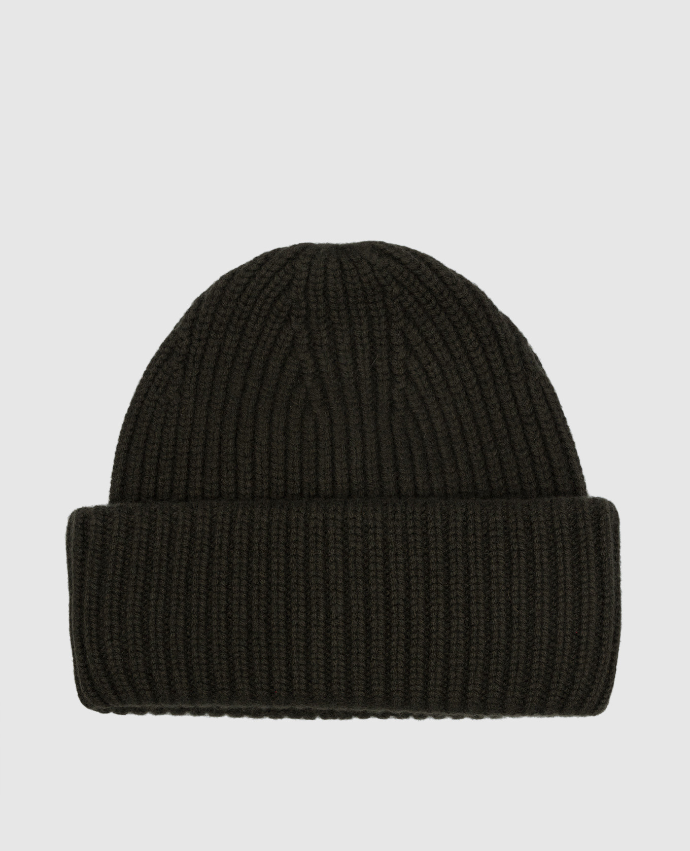 

Brown cap made of wool and cashmere Yves Salomon