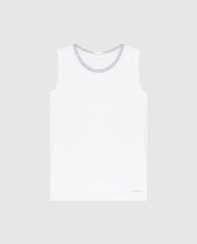 LA PERLA Children's white T-shirt 54046814