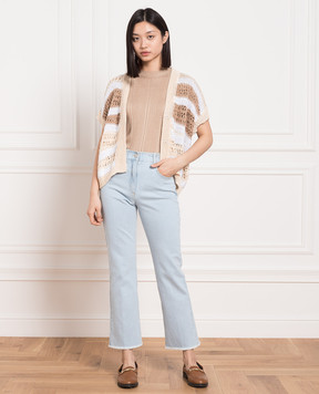Peserico Openwork cardigan with sequins S99333F05D9142