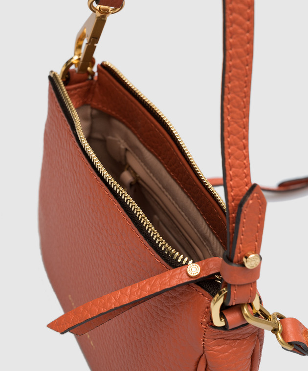 Gianni Chiarini - Brooke logo cross body bag in orange