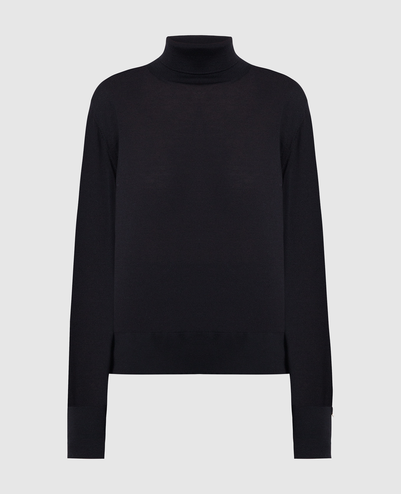 

Black wool golf Herno