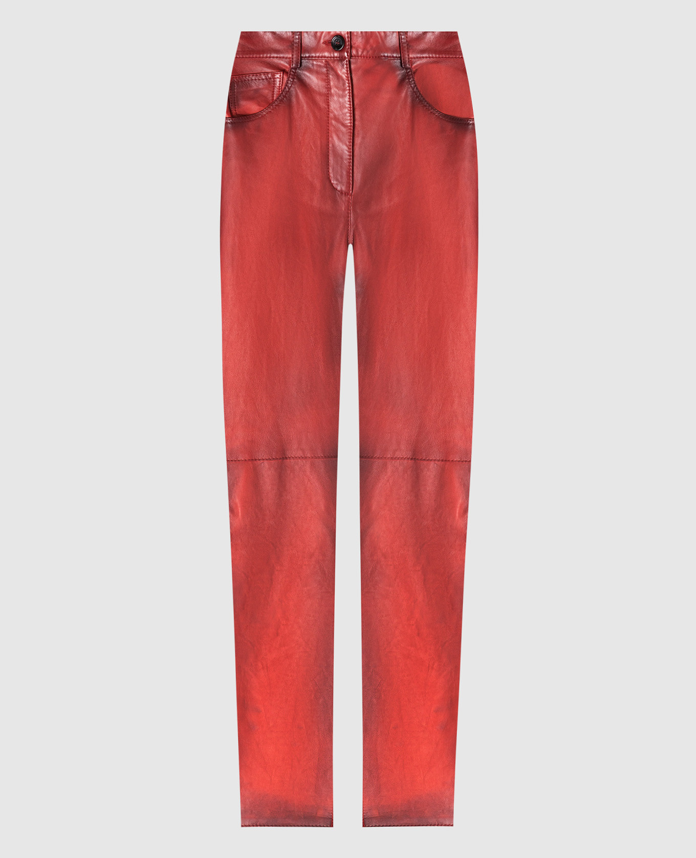 

Red leather pants with a gradient effect Dolce&Gabbana