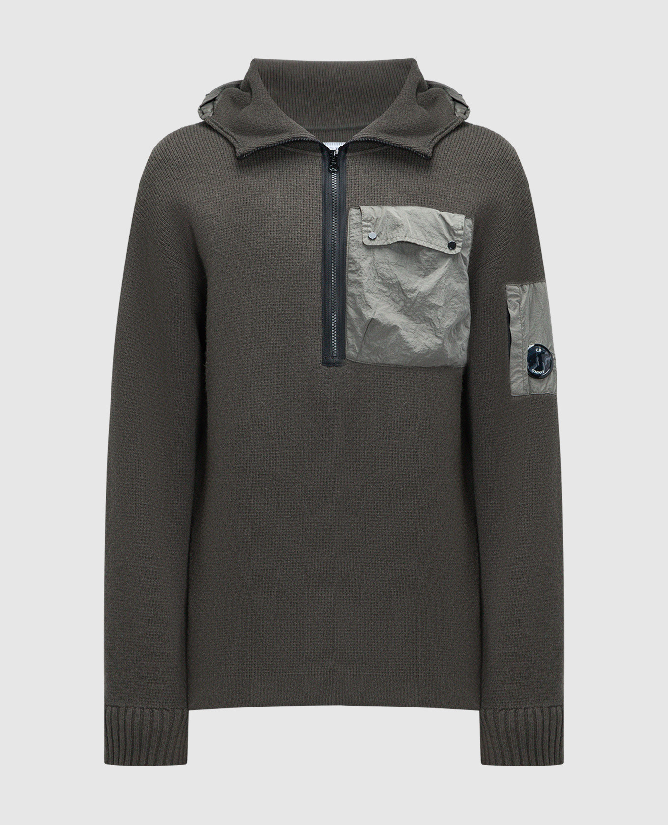 

Green logo hoodie C.P. Company