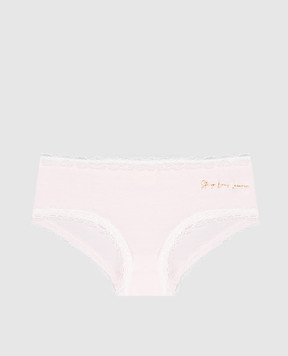 Story Loris Children's pink panties with lace 36467