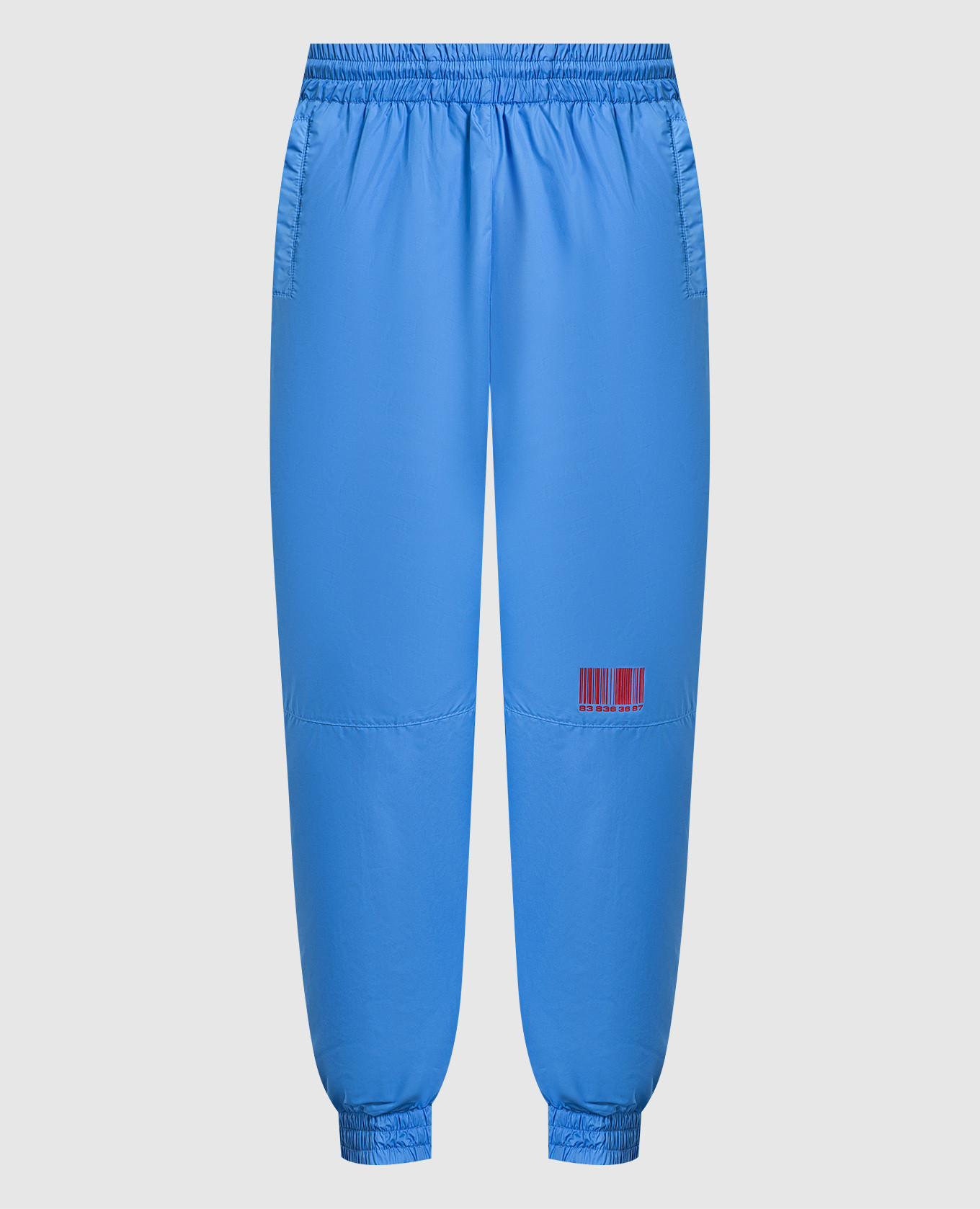 Blue printed joggers vtmnts