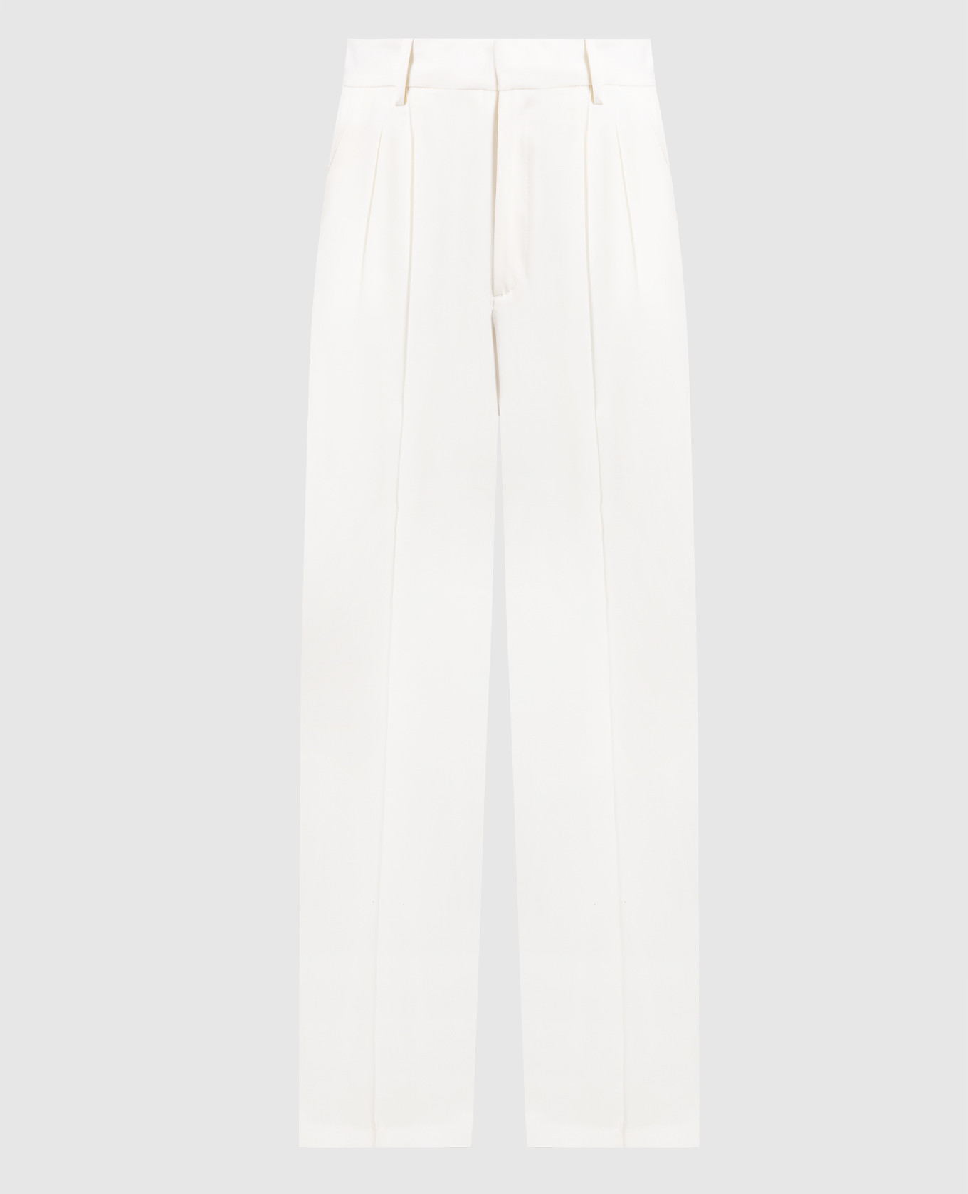 

White pants made of wool Giuseppe Di Morabito Milano