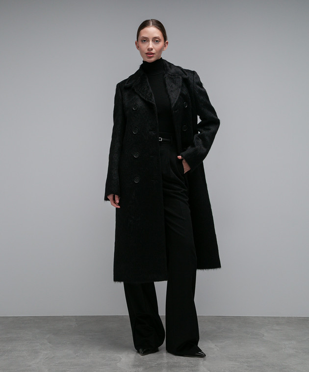 コート Sportmax Cappotto Midi In Lana Sportmax Cappotto Maine In Lana In Navy | ModeSens