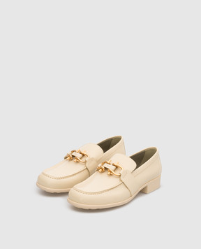 Bottega Veneta Monsieur beige leather loafers 708902V28R0