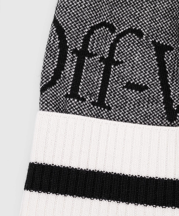 帽子・その他 Off-White White wool cap with logo Off-White c/o Virgil Abloh Hats for Men | Online Sale up to