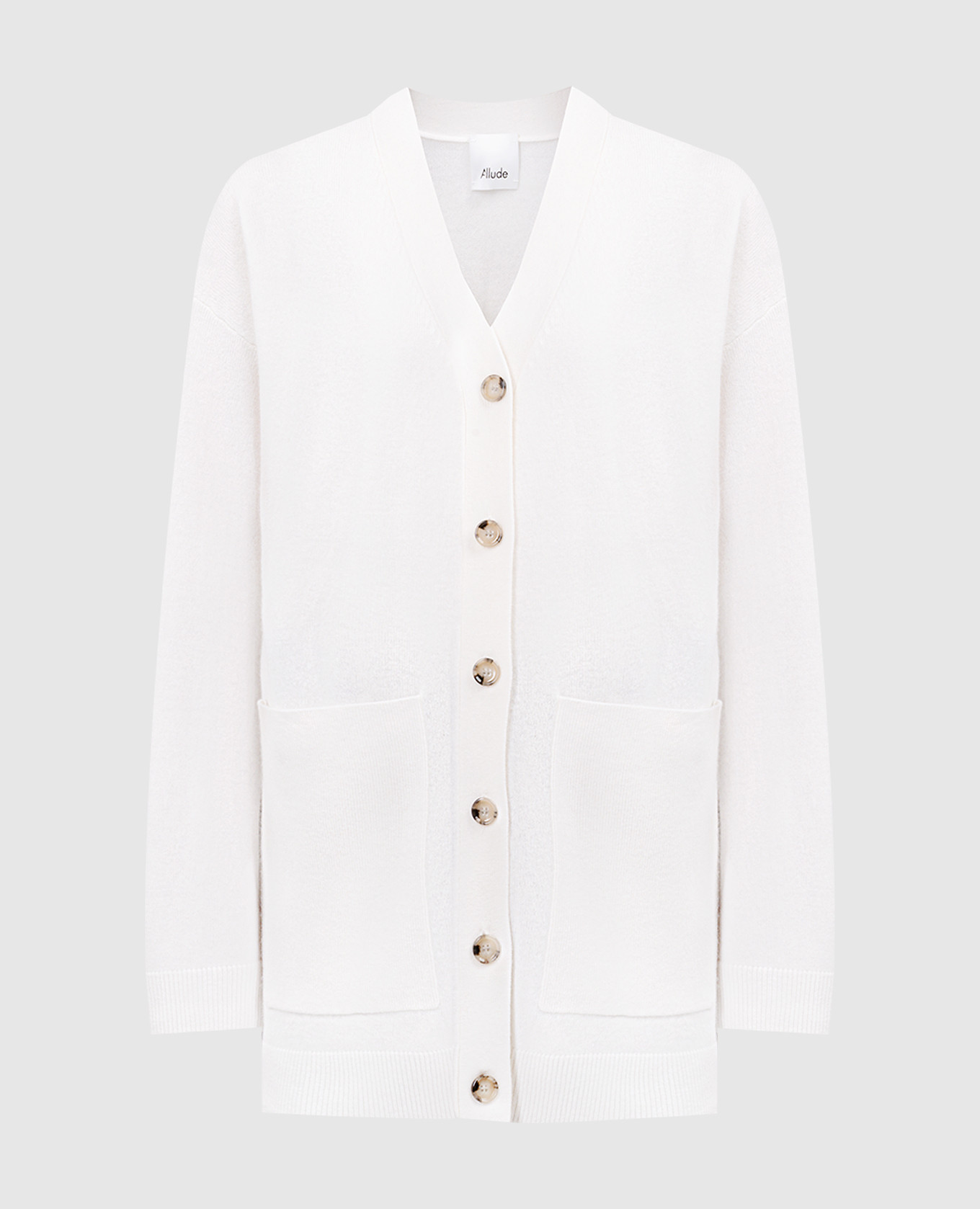 

White wool and cashmere cardigan Allude