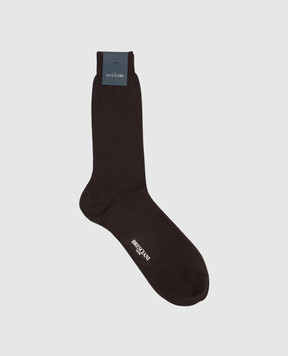 Bresciani Brown socks MC001UN0006XX