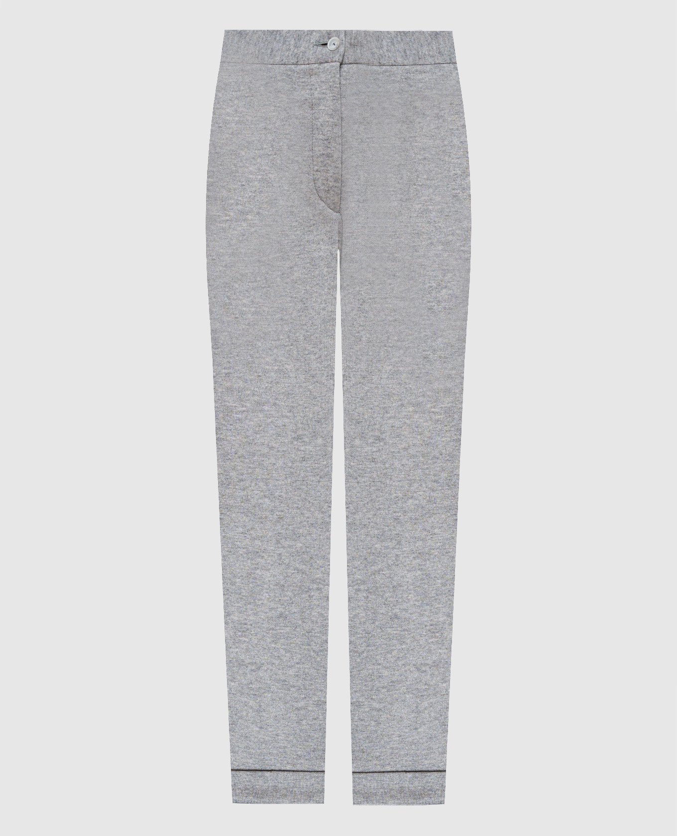 

Gray melange pants made of wool Enrico Mandelli, Grey