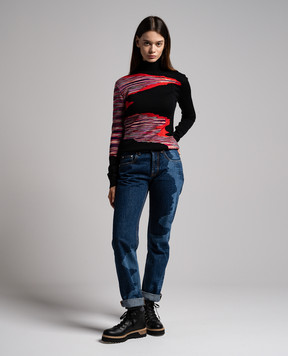 Missoni Blue jeans in a pattern DS23WI04BW00NS