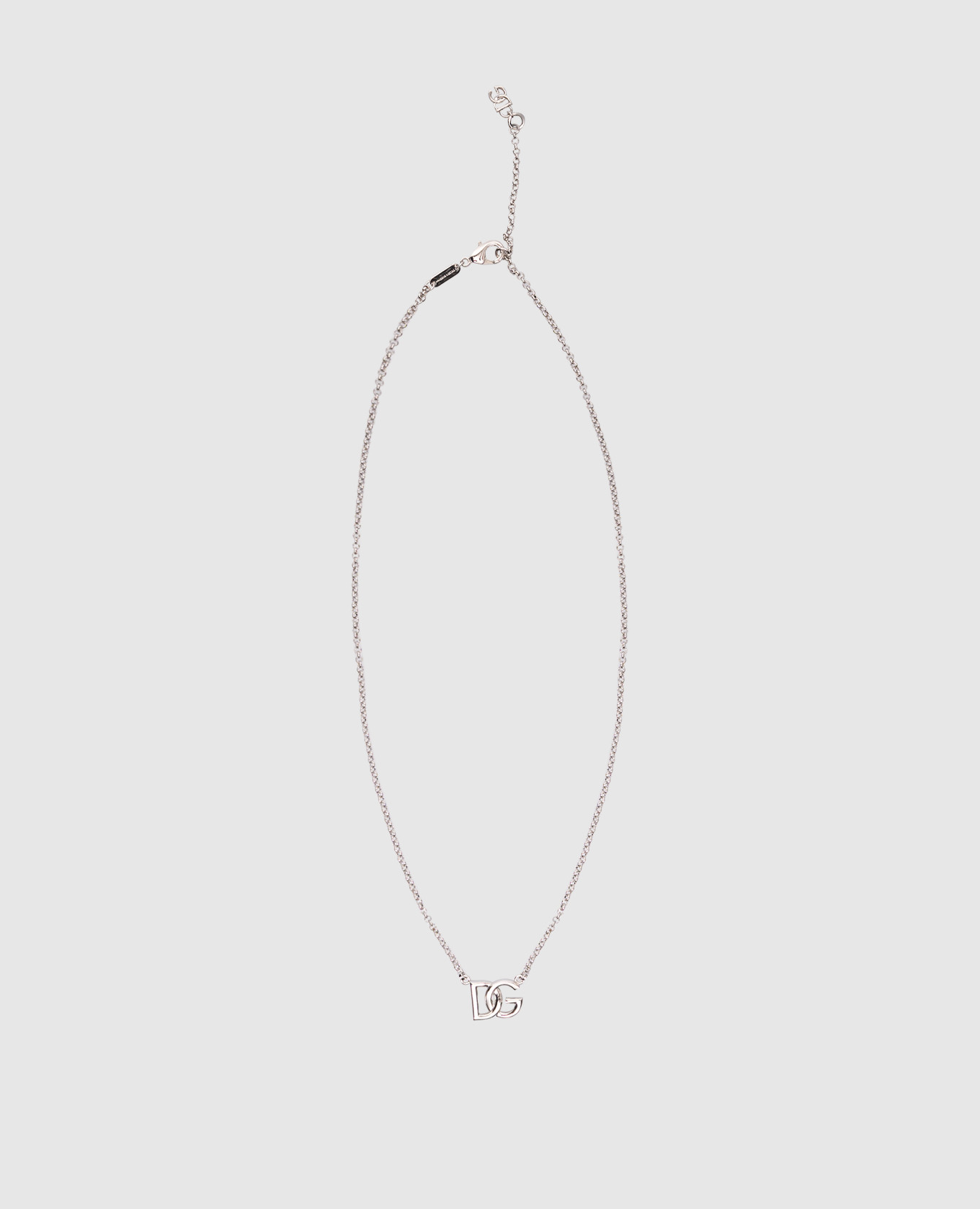 

Link chain with DG logo in silver Dolce&Gabbana