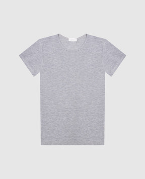 Story Loris Children's gray t-shirt with a logo 17214812