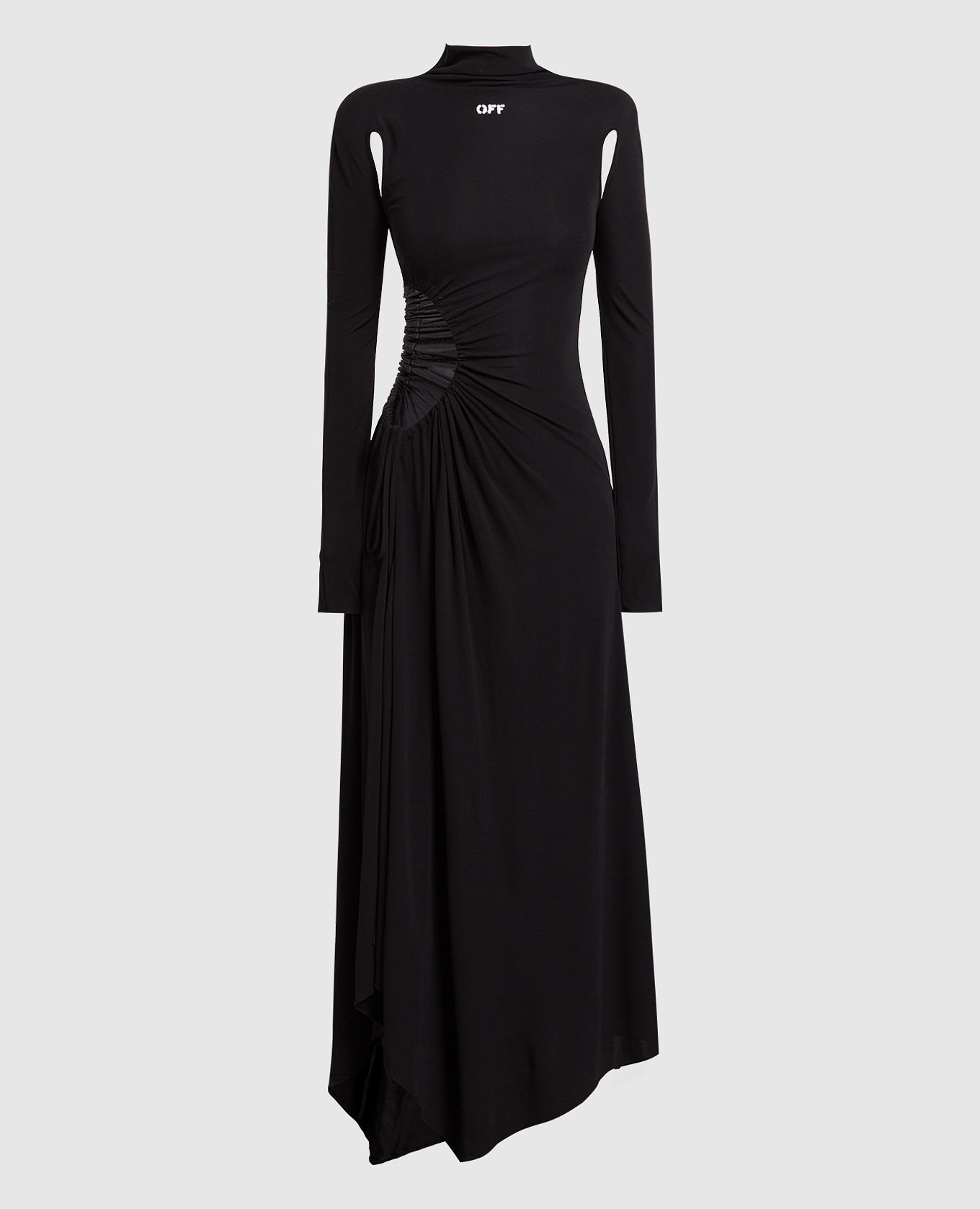 

Black logo maxi dress Off-White