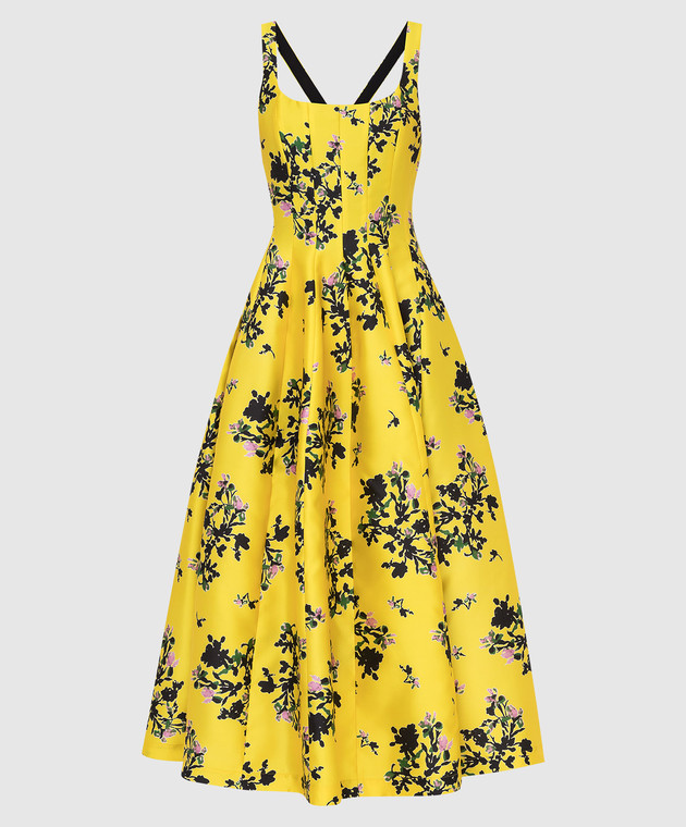 Philosophy di Lorenzo Serafini - Yellow floral midi dress