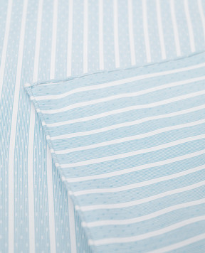 Stefano Ricci Children's blue striped pasha scarf YFZ25LJ1653