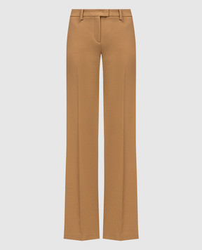 Michael Kors Brown wool flared pants DPA7390009251