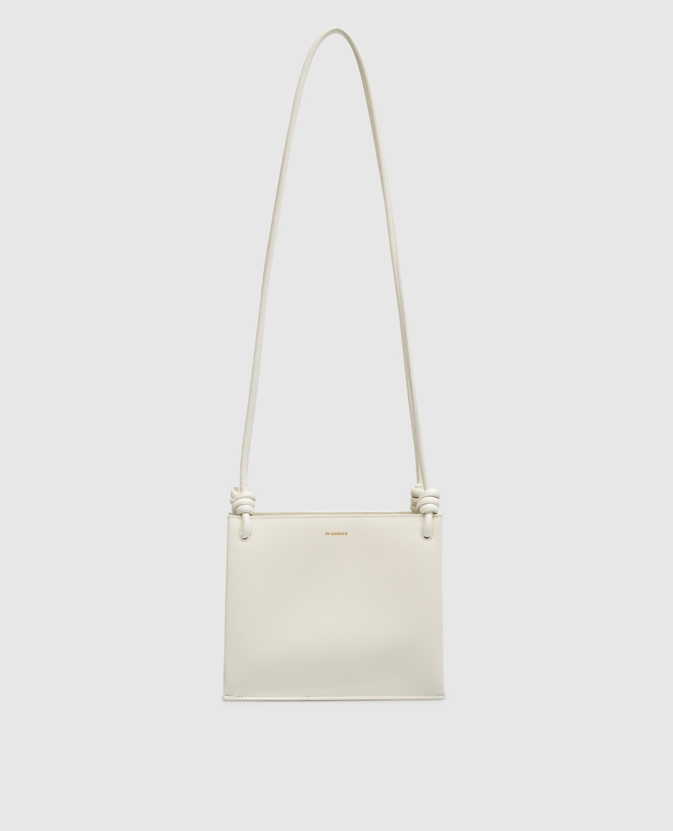 Jil Sander - Giro white leather bag J07WG0024P4841 - shop with