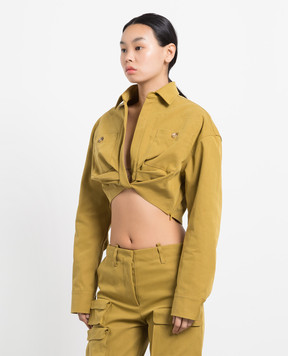 Off-White Yellow shirt OWGA118F22FAB001