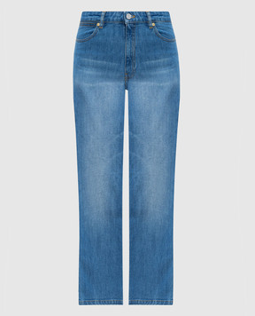 JOSEPH Blue Duke flared jeans with a distressed effect JF008029