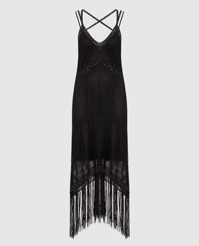 Twinset Black openwork dress 231TT3071