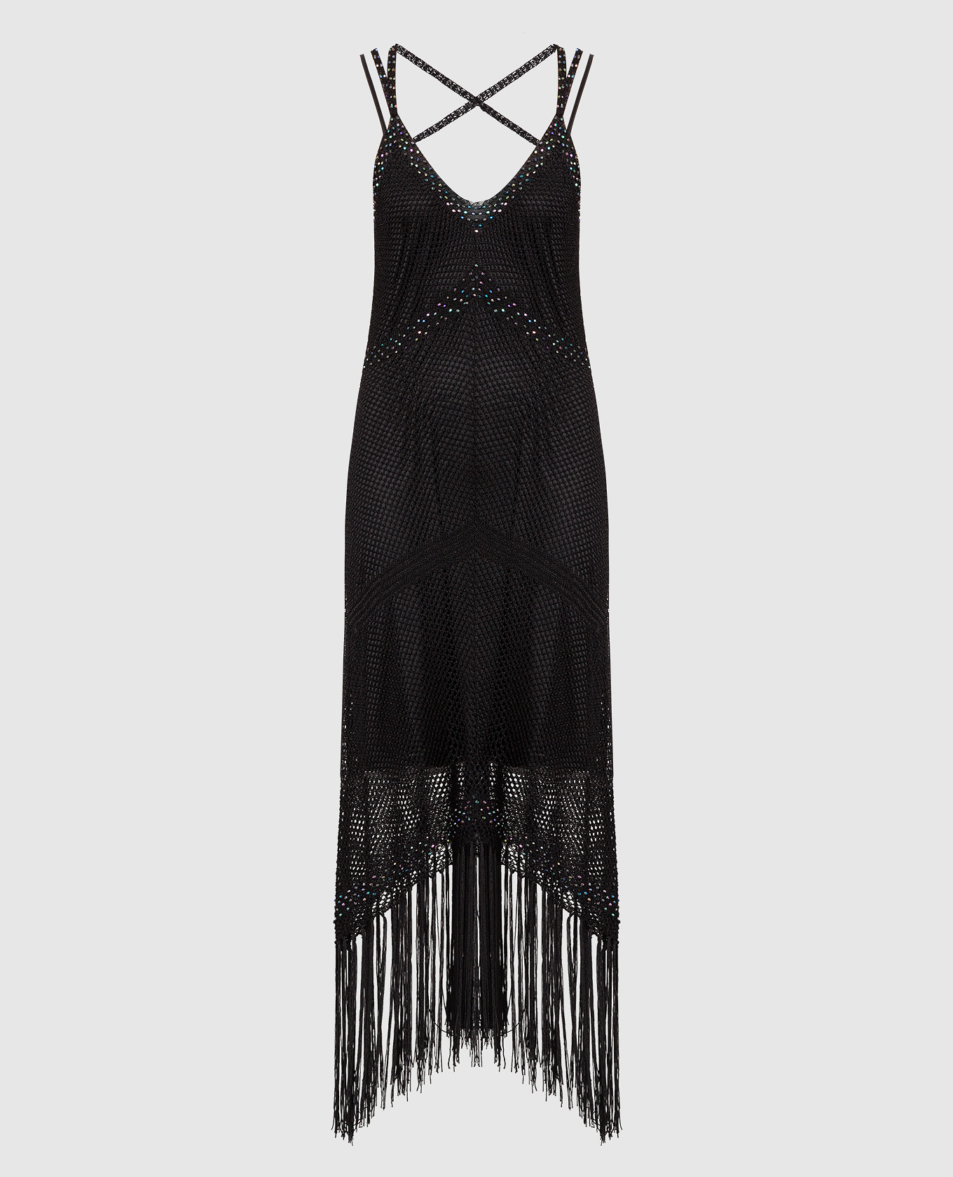 

Black openwork dress Twinset