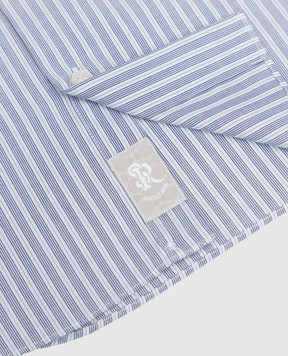 Stefano Ricci Children's blue striped shirt YC003198LJ1705