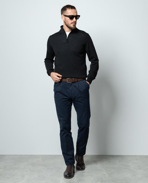 Cashmere&Whiskey Black woolen jumper 77397