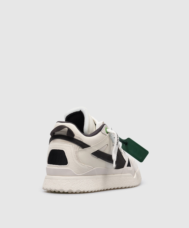 スニーカー Off-White OMIA234C99LEA002 MIDTOP SPONGE Sneakers Buy Off-White New Mid Sponge 'White Black' 2023