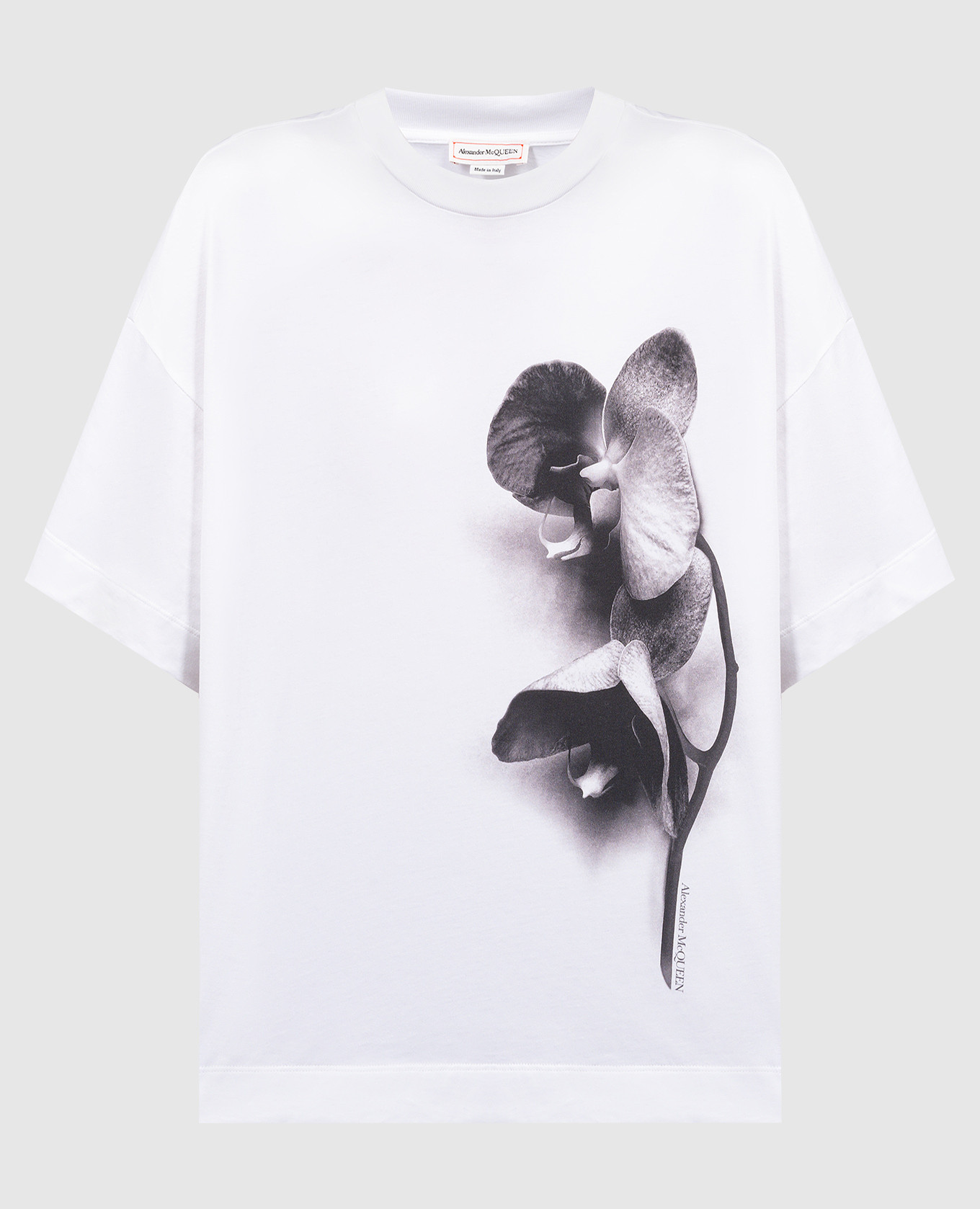 【送料&関税込】Alexander McQueen Photographic Orchid T-shir bcf32803-065e-4426-a4da-
