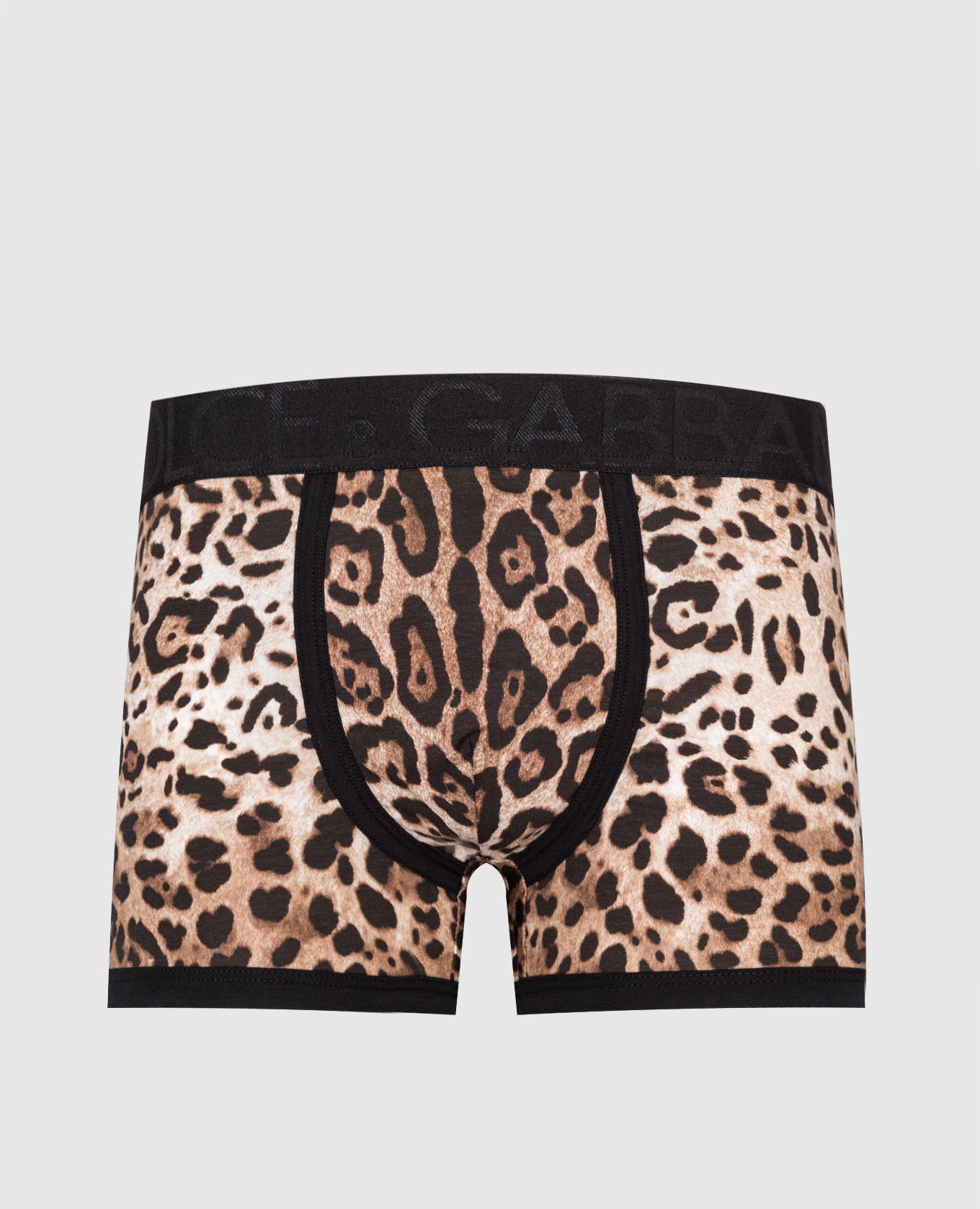

Animal print boxer briefs with logo Dolce&Gabbana, Brown