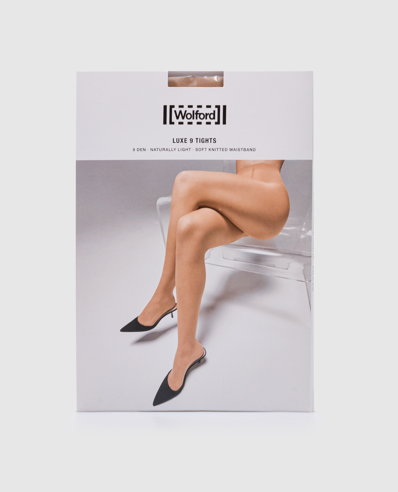 

Luxe 9 den Naturally Light brown tights Wolford