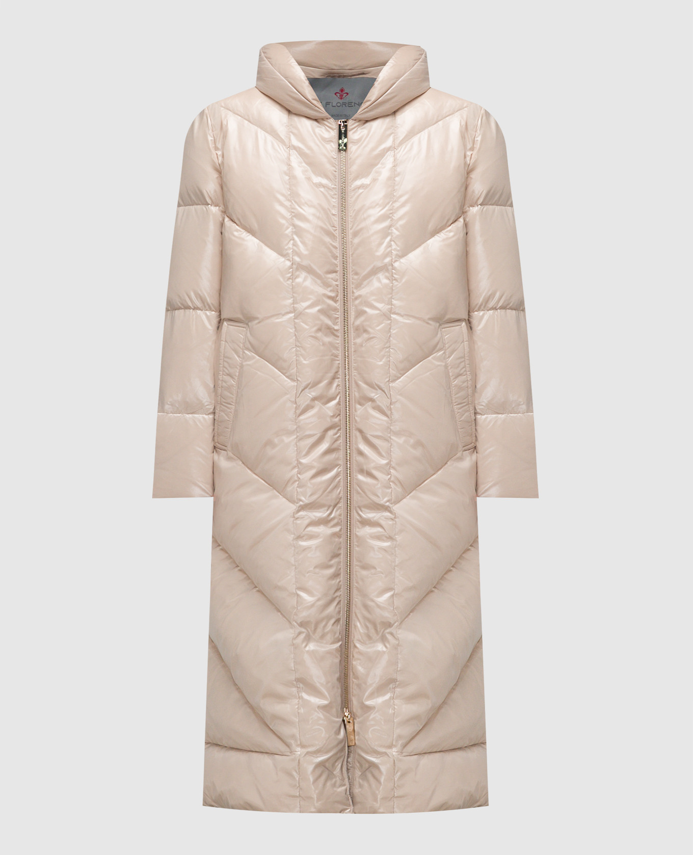 

Beige down jacket Be Florence, Бежевый