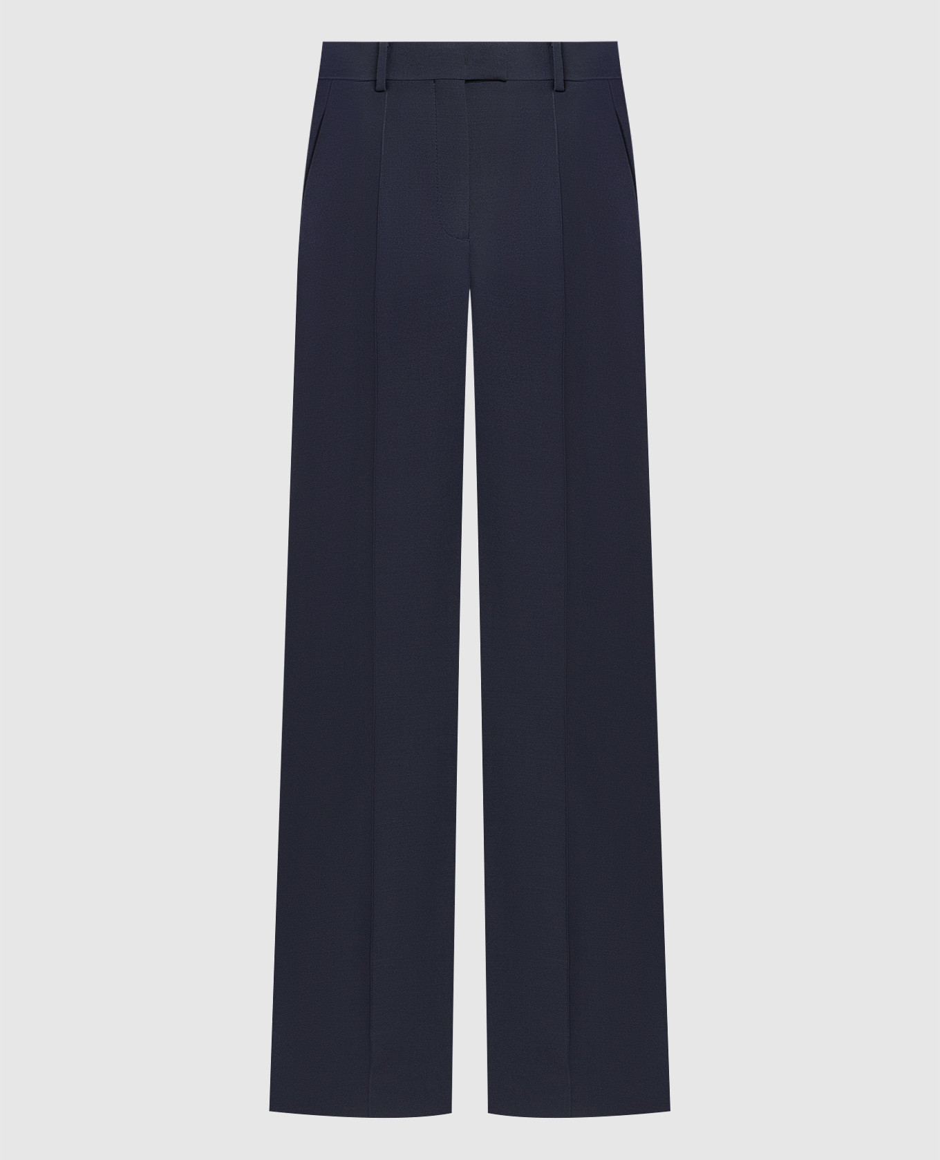 

Blue trousers made of wool and silk Valentino