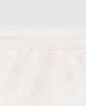 Ermanno Scervino White panties-shorts with lace D434Y303BRP
