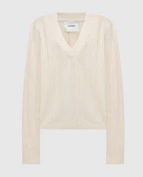 AERON Hall beige pullover made of wool and cashmere HALL