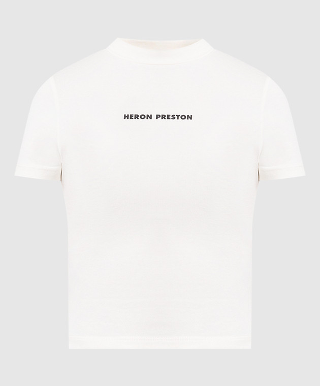 Heron Preston - White t-shirt with contrasting logo