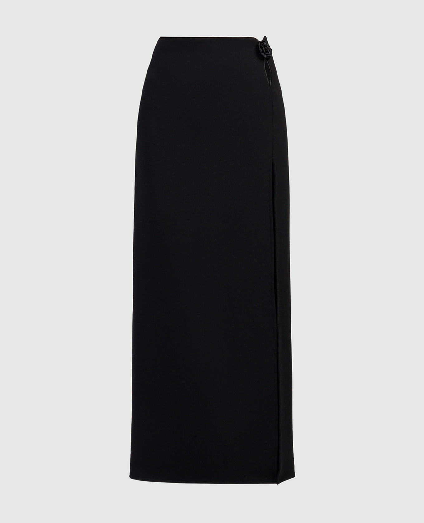 

Black skirt made of wool with a slit Magda Butrym, Черный