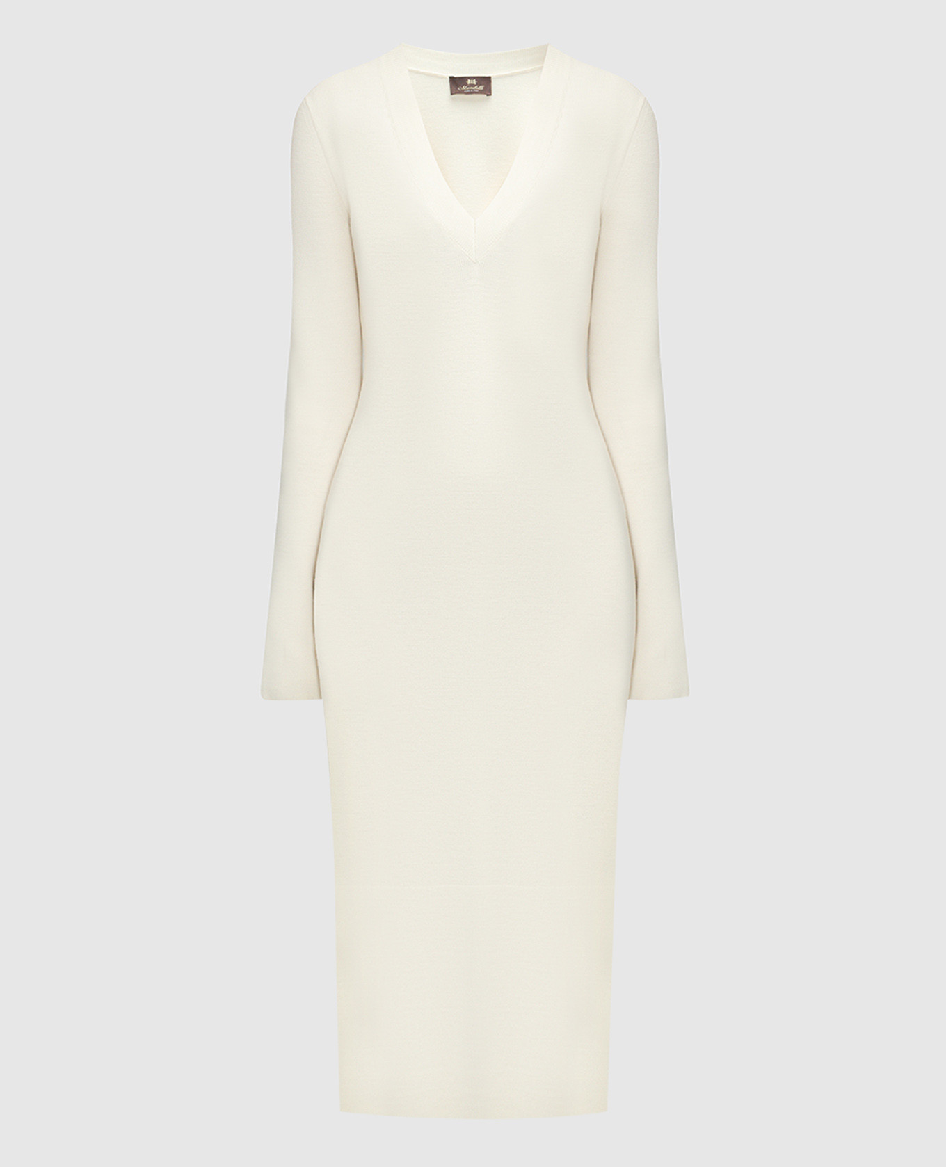 

White midi dress made of wool Enrico Mandelli