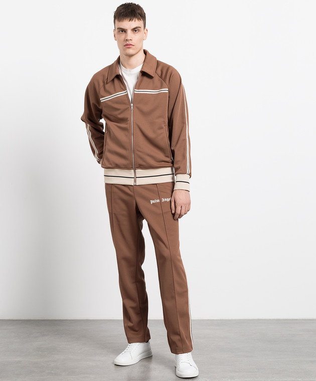 Palm Angels - Brown sports pants with stripes PMCJ004F22FAB001 acheter en  ligne chez Symbol