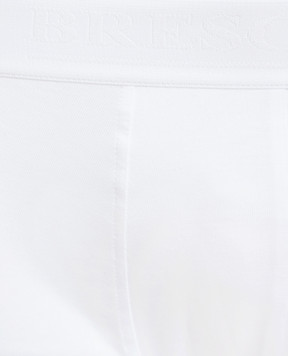 Bresciani White boxer briefs with logo BXM18