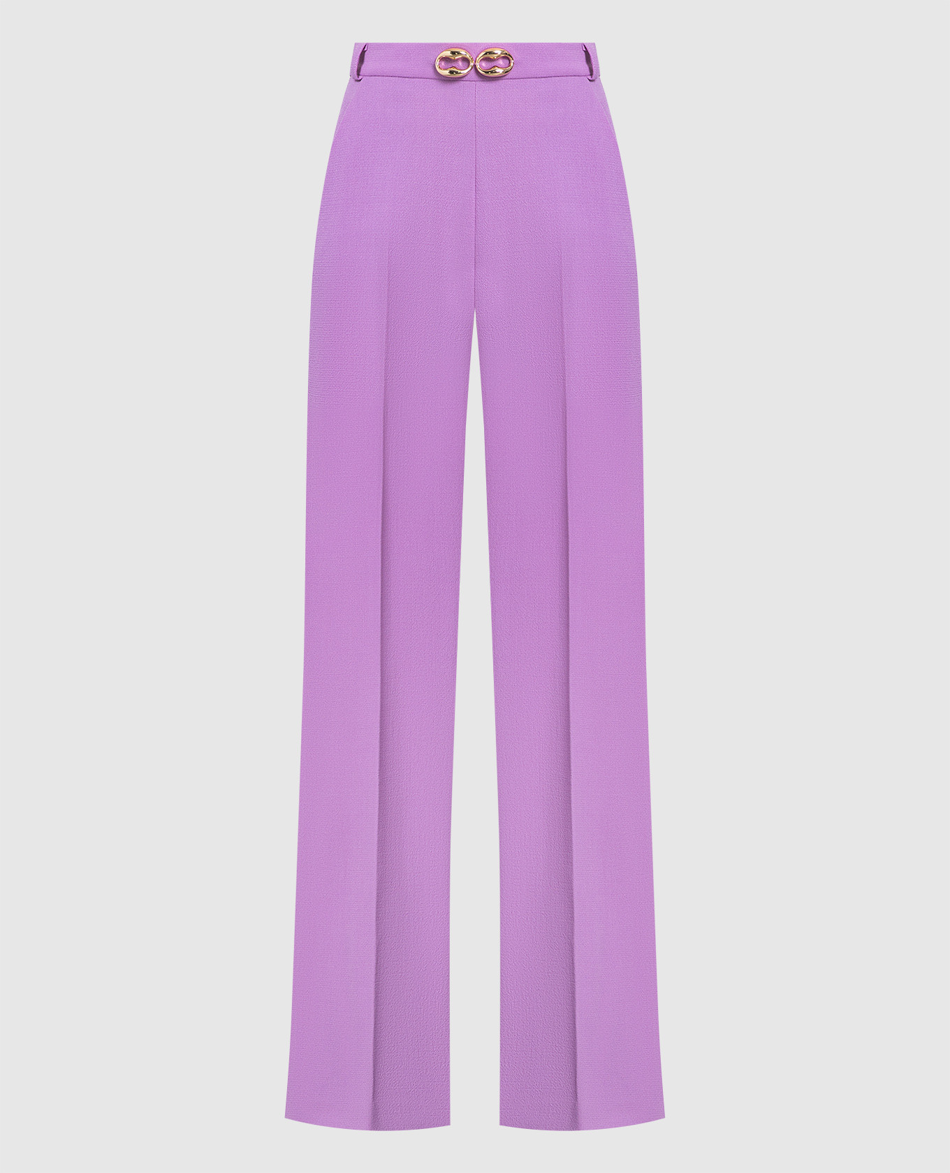 

Purple wool flared pants David Koma, Violet