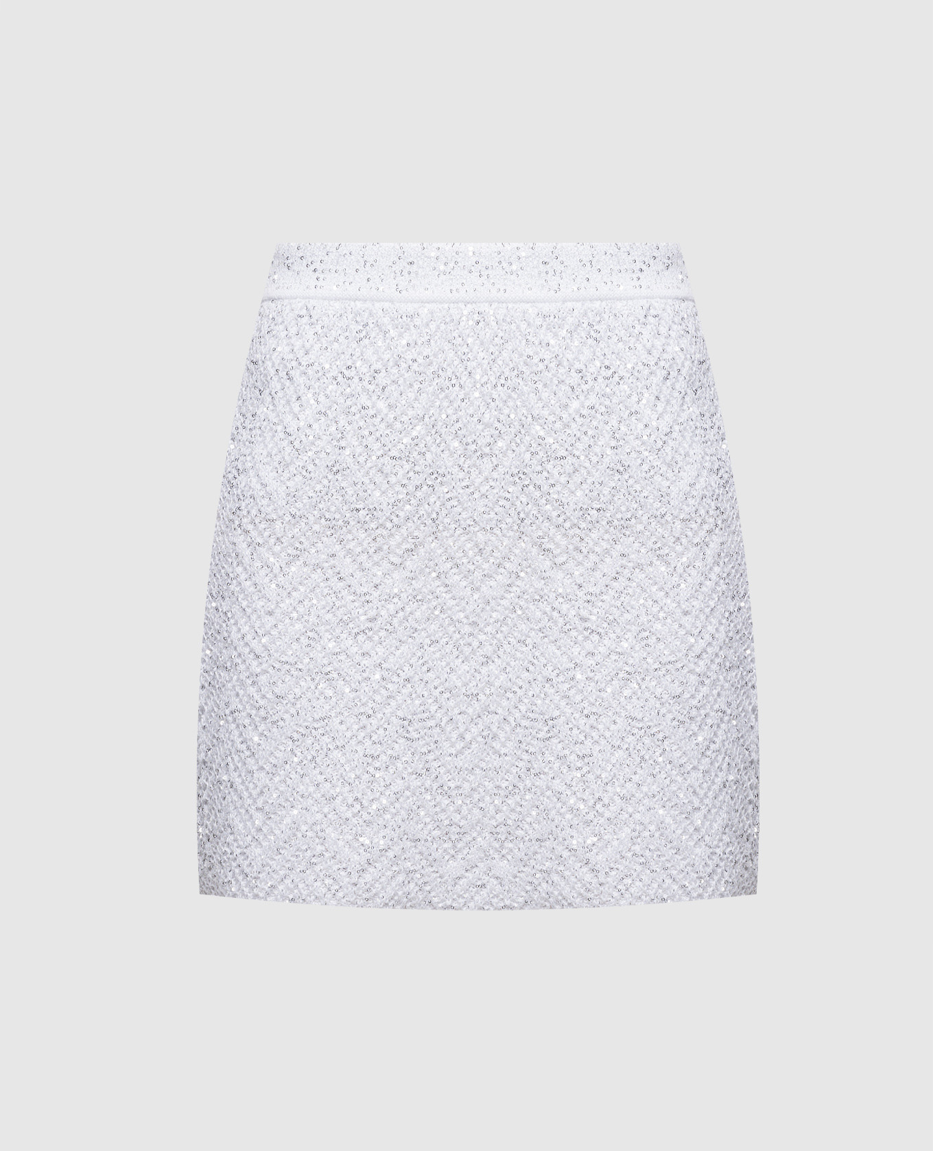 

White mini skirt with sequins Missoni