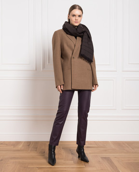 Simonetta Ravizza Purple leather pants GABRY