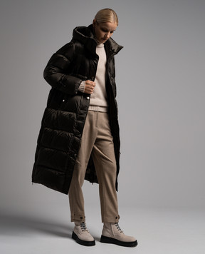 MooRER Khaki down jacket BREUILSH